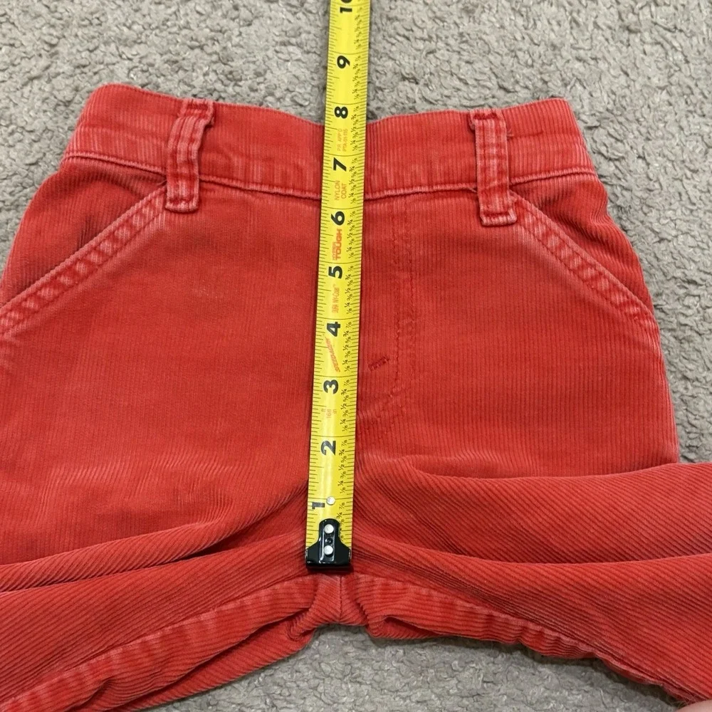 Vintage 1980s Levi's Corduroy Pants Kids 2T Red Toddler USA MADE